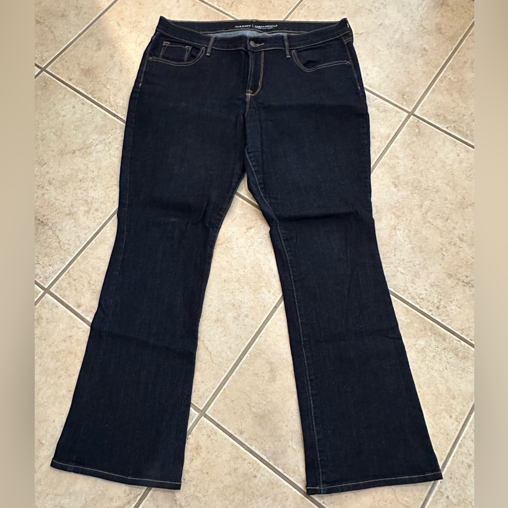Old Navy Dark Blue Boot Cut Jeans